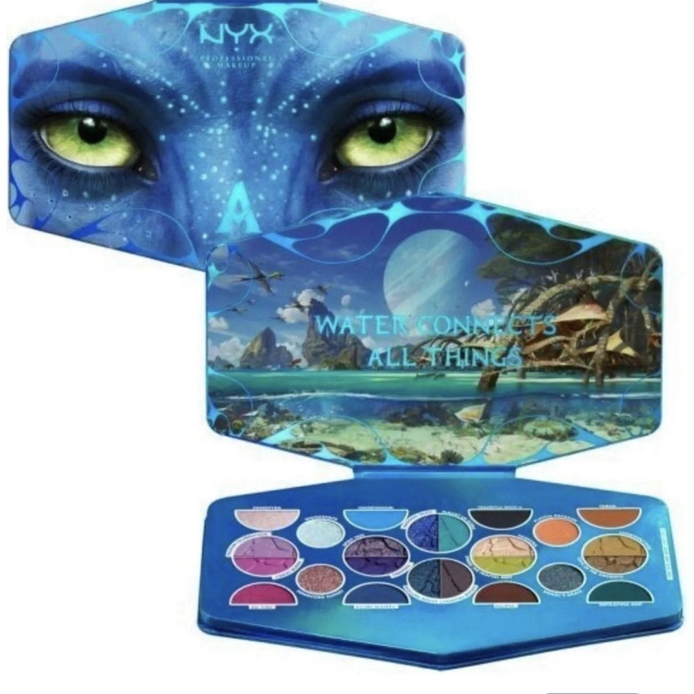NYX Cosmetics X Avatar The Way Of Water Color Eyeshadow Palette Limited Edition